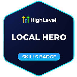 SaaS (Local Hero) HighLevel SaaS (Local Hero) skills badge